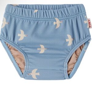 TINYCOTTONS Baby Blue Birds Bloomers
Size 6M